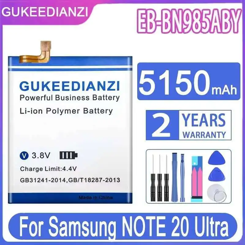 

Новый сменный аккумулятор большой емкости 5150 мАч для Samsung ПРИМЕЧАНИЕ 20 Ultra ПРИМЕЧАНИЕ 20 Ultra High Quality