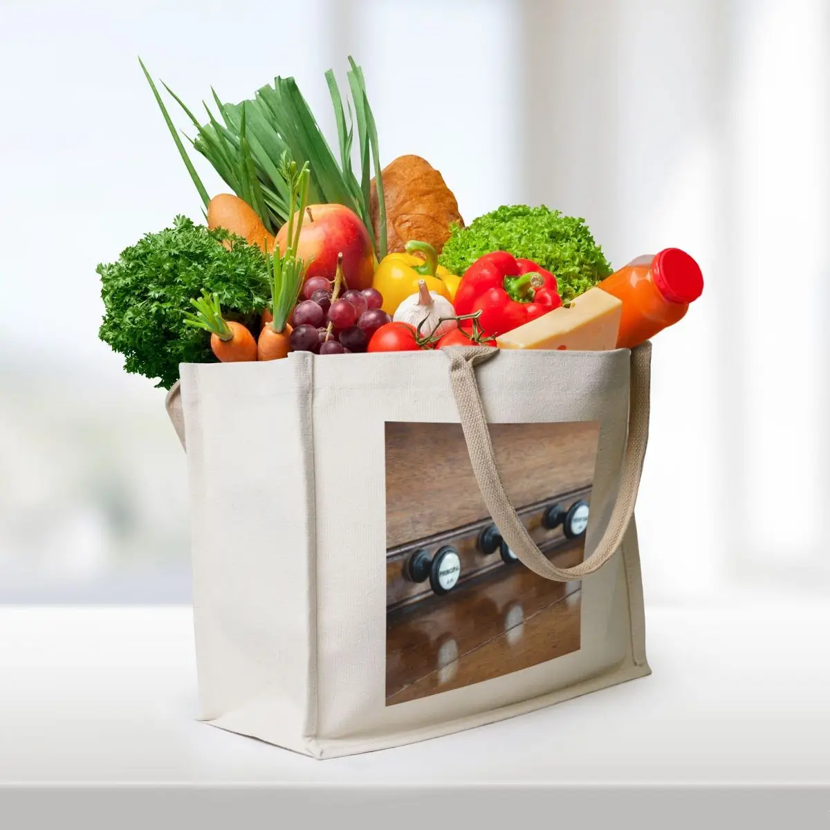 Organ stops shallow dof Tote Bag Shopper Big bag tote bags men