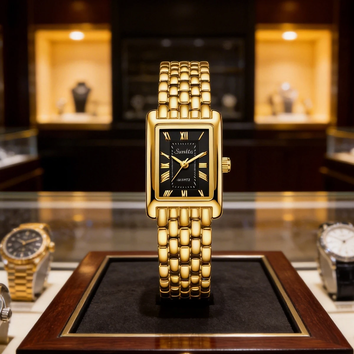 

Роскошные классические женские часы LIGE, модные часы с браслетом из нержавеющей стали, милый подарок для девушки, коробка Julius