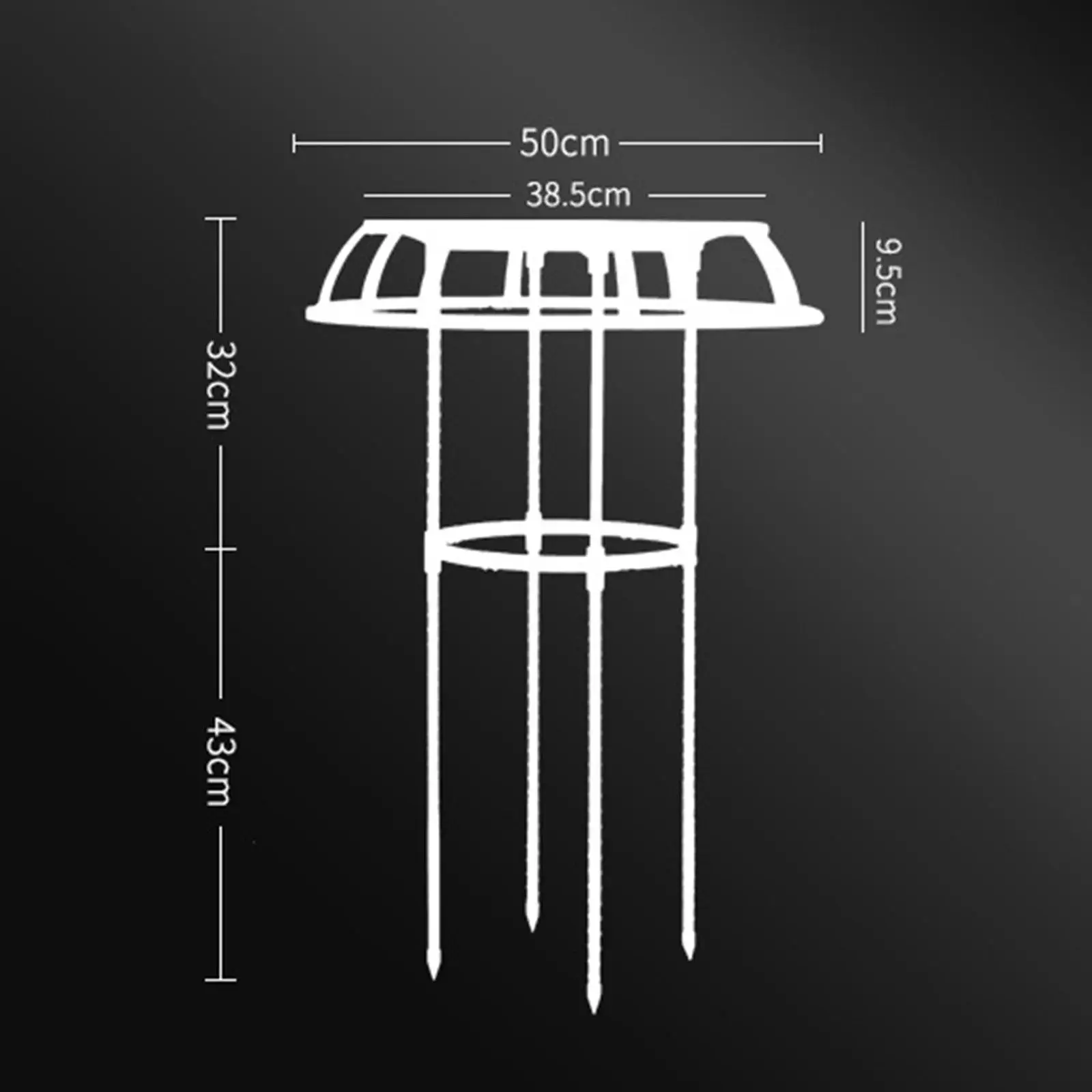 تعريشة الحديقة قفص الطماطم، تعريشة دعم النباتات، تعريشة نباتية معدنية لتسلق النباتات