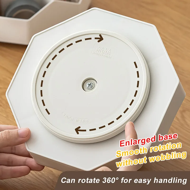 

Rotating Pen Holder Multi-Functional Desk Organizers Large Capacity Pen Storage Box Cosmetic Brush Organization Box for Dorms