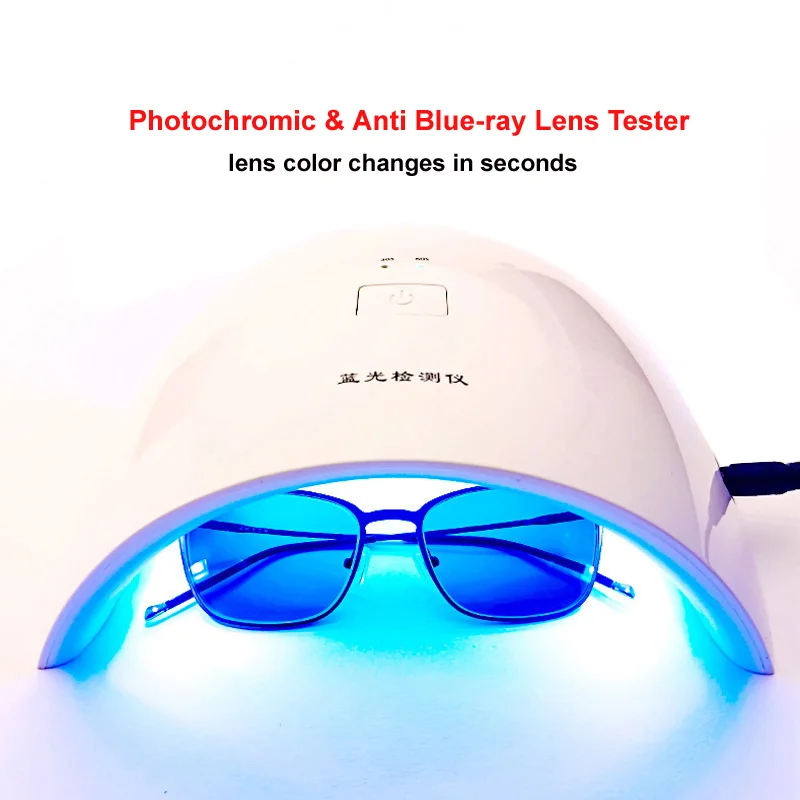 Optical Photochromic and Anti Blue-ray Lens Tester Color Change Detector with 21pcs LED Lights Y862