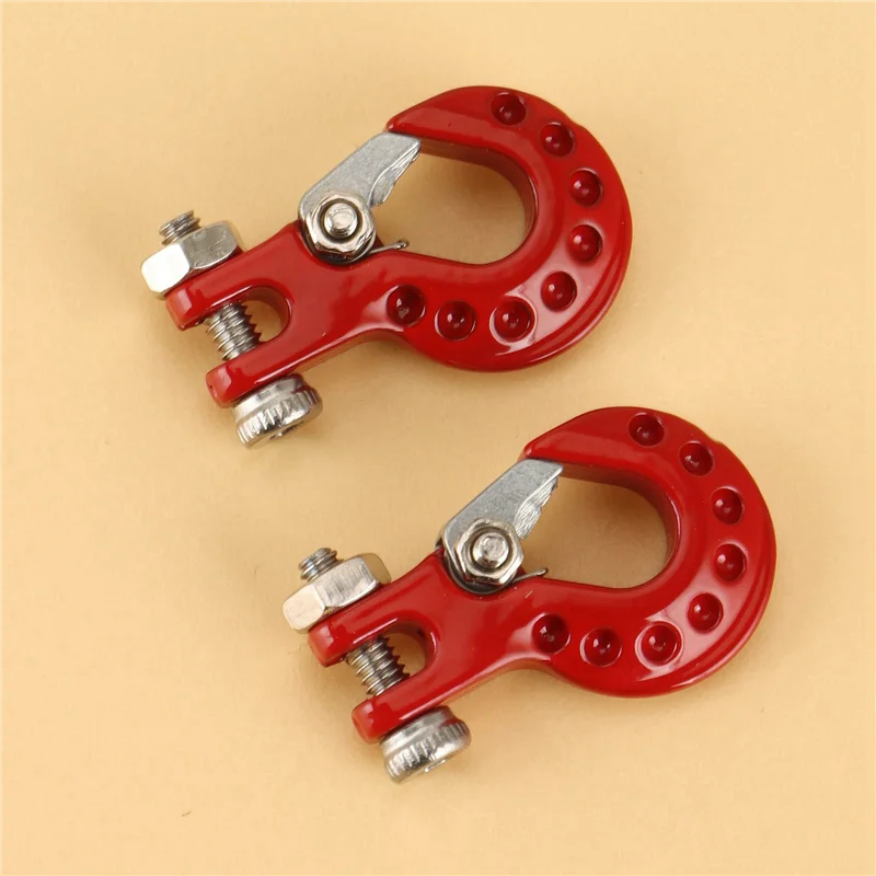 6 قطعة خطاف مقطورة معدني ونش هوك الديكور ل 1/10 RC الزاحف سيارة محوري SCX10 Traxxas TRX4 RC4WD D90 ترقية أجزاء ، 1