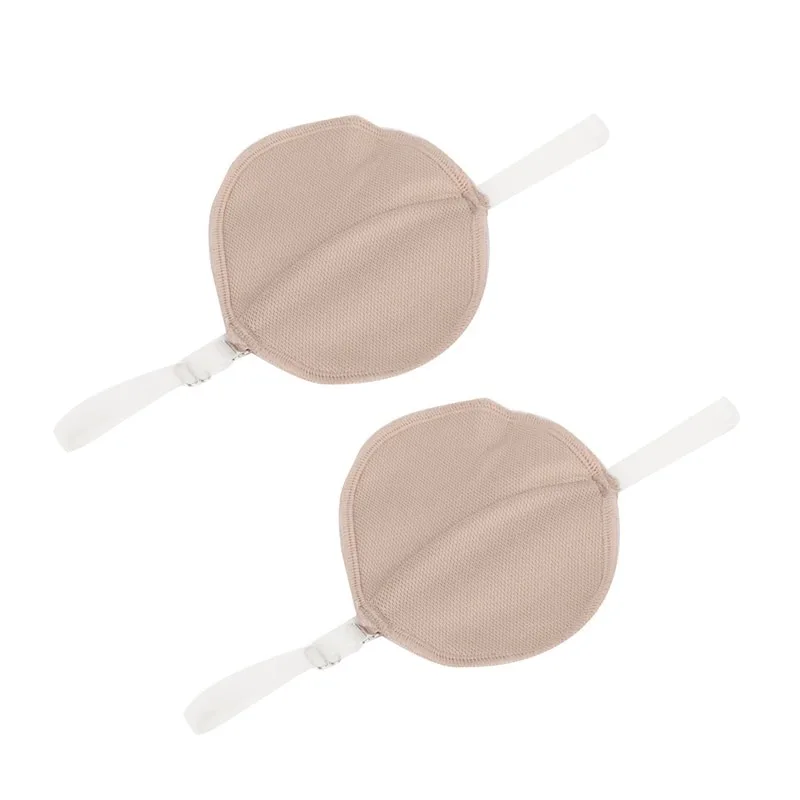 2 Pcs Reusable Fashion Women Underarm Sweat Shield Pad Washable Armpit Sweat Absorbing Guards Shoulder Strap Skin Color / Arrow