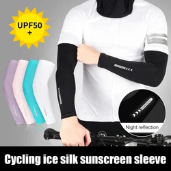 1Pair UV Sun Protection Cooling Arm Sleeves for Men &Women-UPF 50 Sports Compression Cooling Athletic Sports Sleeve for Football