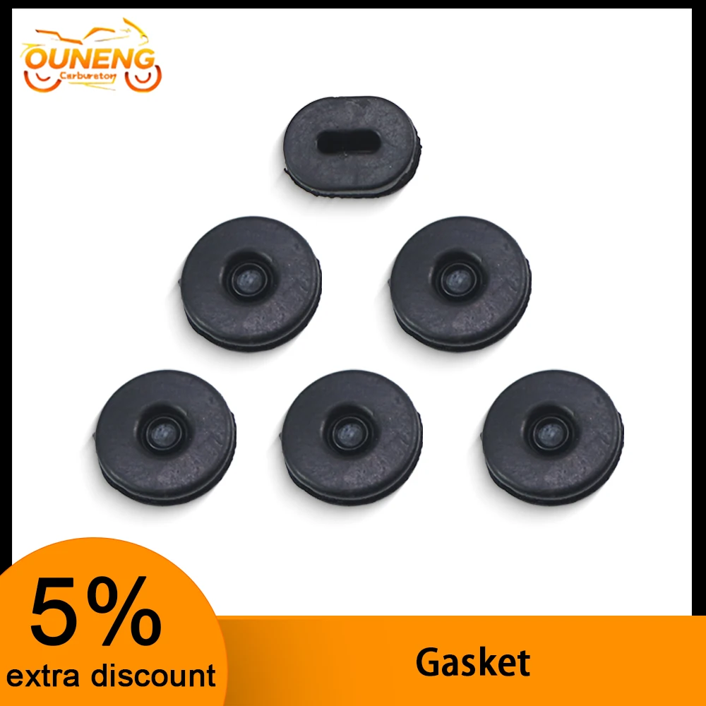 Fairing Body Panel Anti Vibration Rubber Grommet Fixing Cushion Pad Washer Full 6Pcs Replacement Parts For Suzuki GN125
