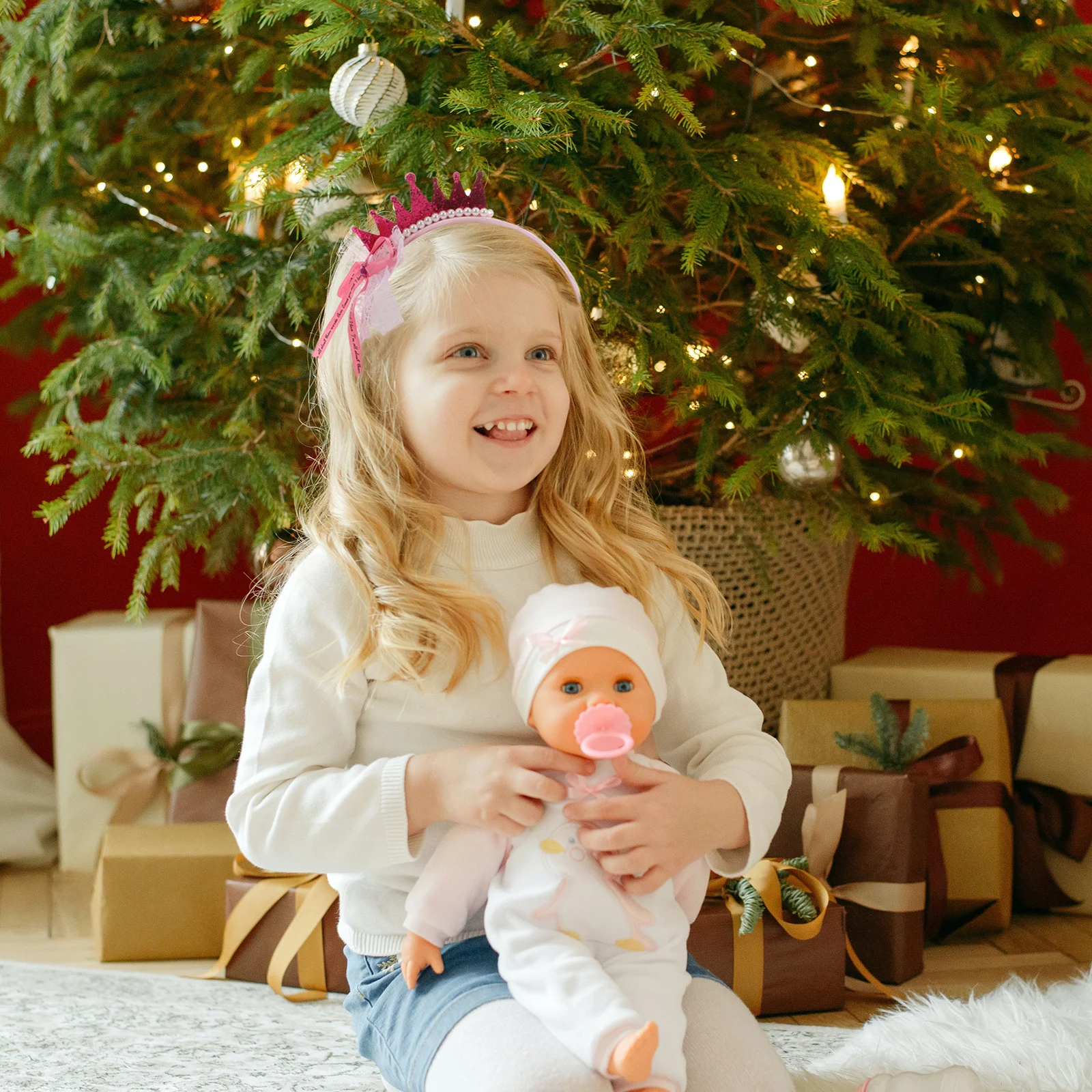 

3Pcs Crown Headbands Girls Hair Accessories Comfortable Antiskid Stage Party Decorative Gifts Crown Hair Hoops