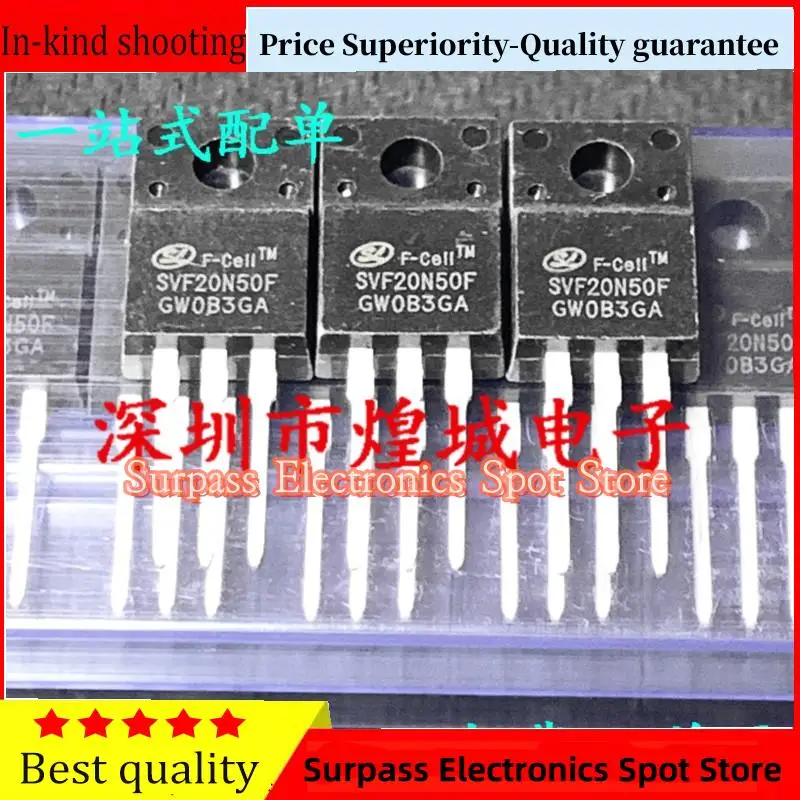 10PCS-100PCS  SVF20N50F 20N50F TO-220F MOS 20A 500V  Price Superiority-Quality guarantee