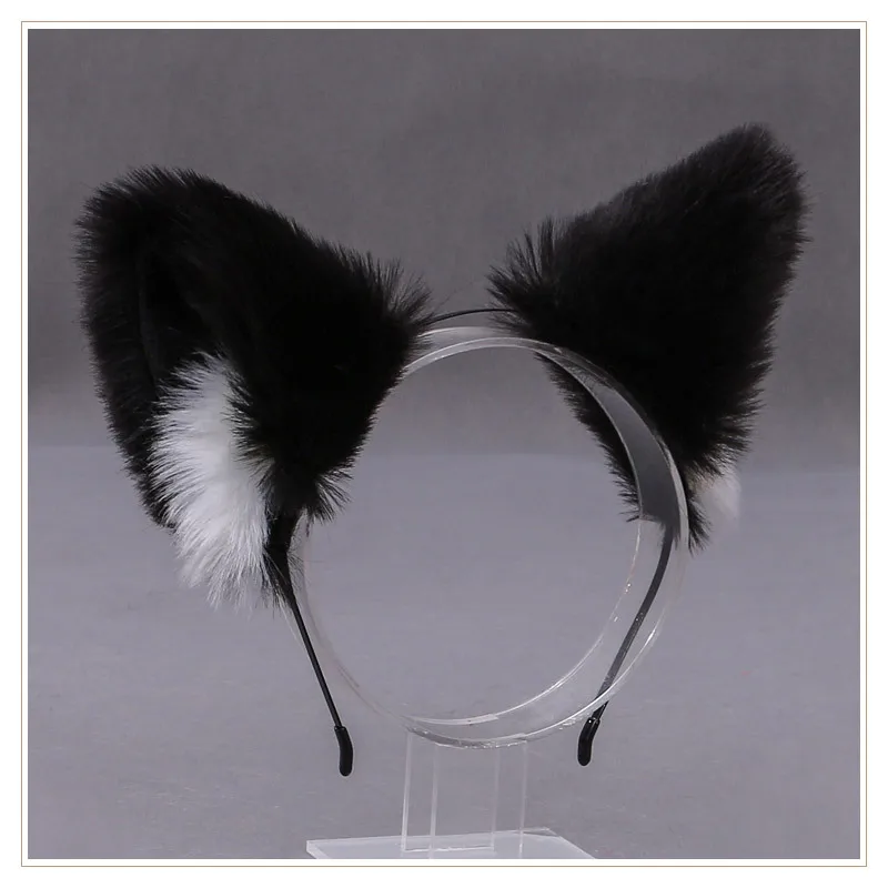 Anime Vossenoren Hoofdband Sexy Vossenoren Hoofdtooi Cosplay Rekwisieten Nepbont Kattenoren Haarspeld Jk Meisje Halloween Cosplay Accessoires