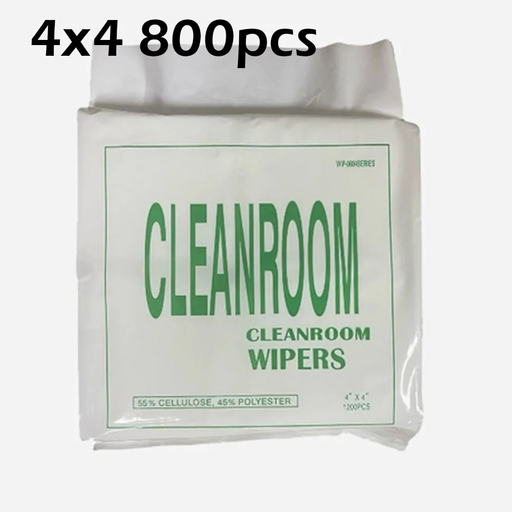 Industry Cleanroom Wipers 0609 Dust-free paper Non-woven Fabric 4x4 6x6 9x9inch for Cleaning Format Printer Laser Head Lens