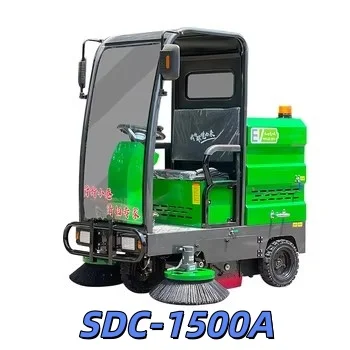YG Customized Steering Wheel Driven Electric Sweeping And Cleaning Vehicle Three Brush Fully Automatic Road Sweeper
