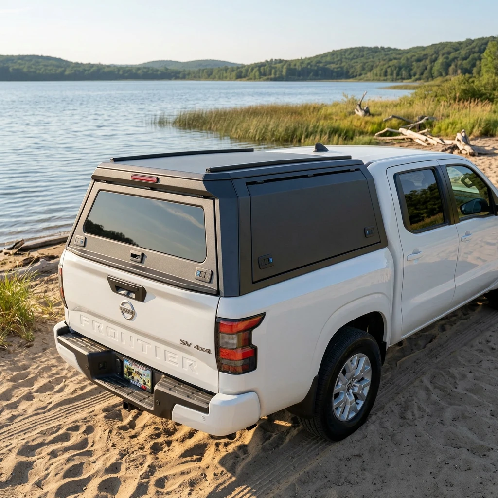 

Dream Garage Waterproof 4x4 Aluminum Alloy Hardtop Canopy For Frontier 05-22 5.0Ft