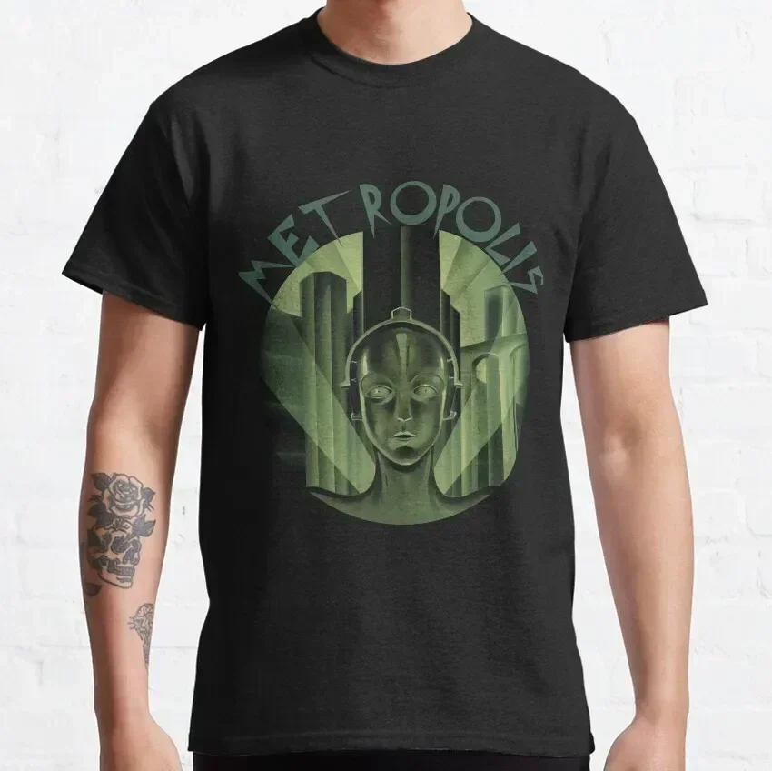 Metropolis Fritz Lang Movie germany cinema science fiction Leisure  Men's clothing Party T Shirts Gift