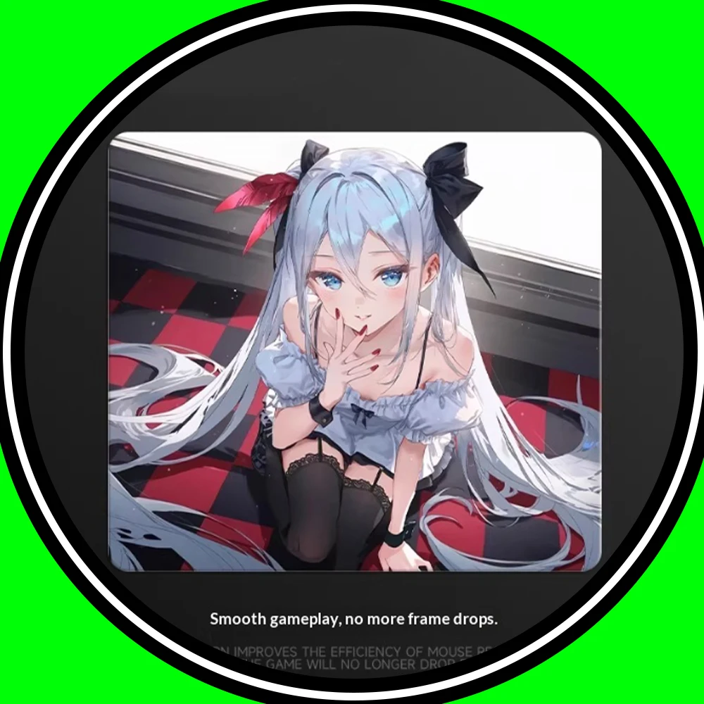 

ATOM Glass Mousepad Both Smoothness And Speed Mouse Pad Laser Engraving Forge Dirt Tolerance For APEX Valorant Pc Accessories