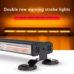 COB LED Police Emergency Light Bar Car Roof Emergency Beacon Warning Flashing Lamp Stroboscopes for Truck Automotive 12V 24V