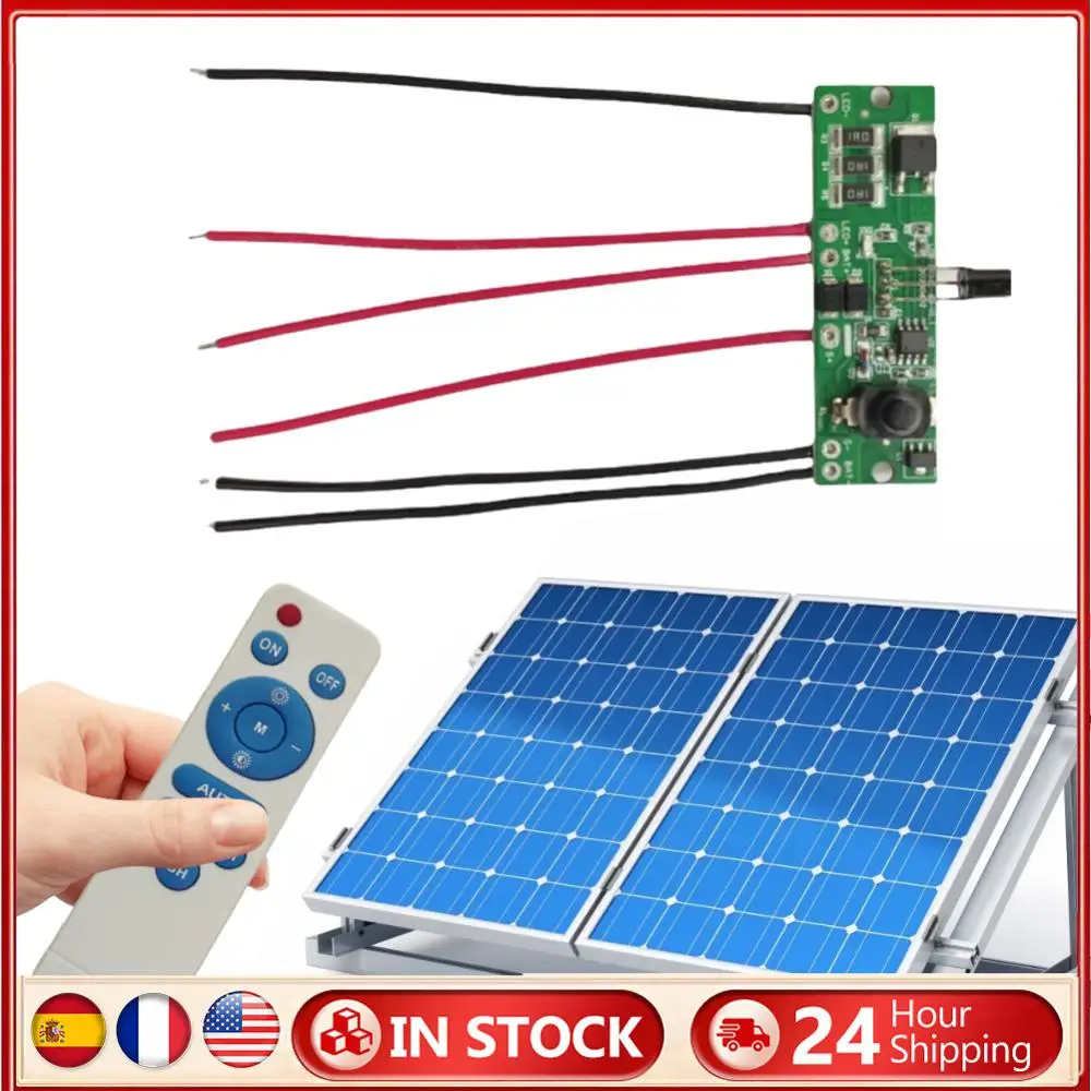 

3.2V/3.7V Solar Street Light Control Panel Circuit Board with Remote Control Solar Street Light Driver Board Solar Lamp Board