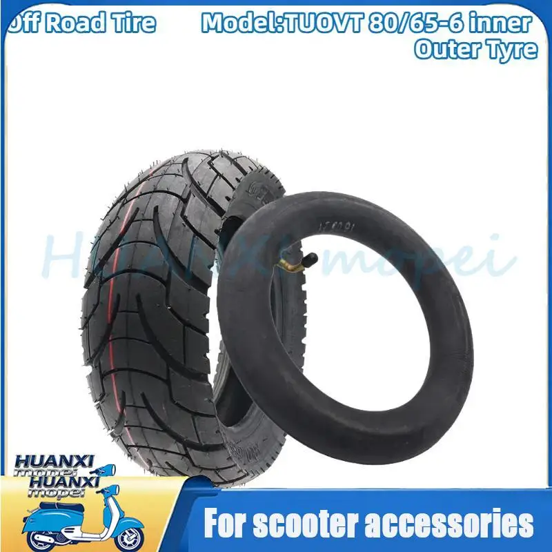 

Комплект из 2 шин и камер TOUVT 80/65-6 (10 дюймов) для самокатов Kugoo M4 Pro, Grace 10, Zero 10X, 10'' (255x80)