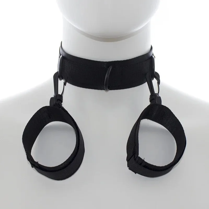 Handcuff Sex Toy Set Collar Hand Restraint BDSM Slave Sextoy Adjustable Fastener Handcuffs Adult Games Erotic Sex Toys For Woman
