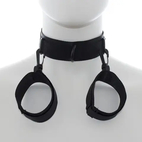 Handcuff Sex Toy Set Collar Hand Restraint BDSM Slave Sextoy Adjustable Fastener Handcuffs Adult Games Erotic Sex Toys For Woman