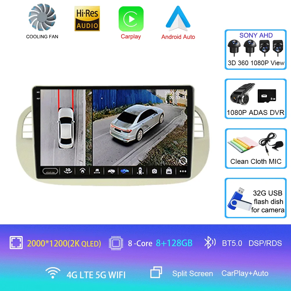 Variant: 8G 128G DVR 360 2K