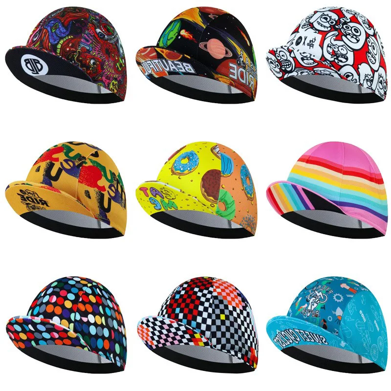 

New Cycling hat, Fashionable Graffiti Sweat absorbing and Breathable Quick drying Sports hat for Men and Women