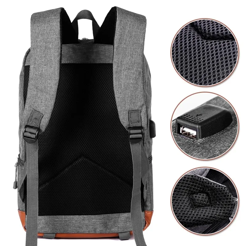 Waterproof Business Backpack for Men with USB 15.6 Inch Laptop Compartment Large Capacity School Bag Pack bags Mochila рюкзак 배낭
