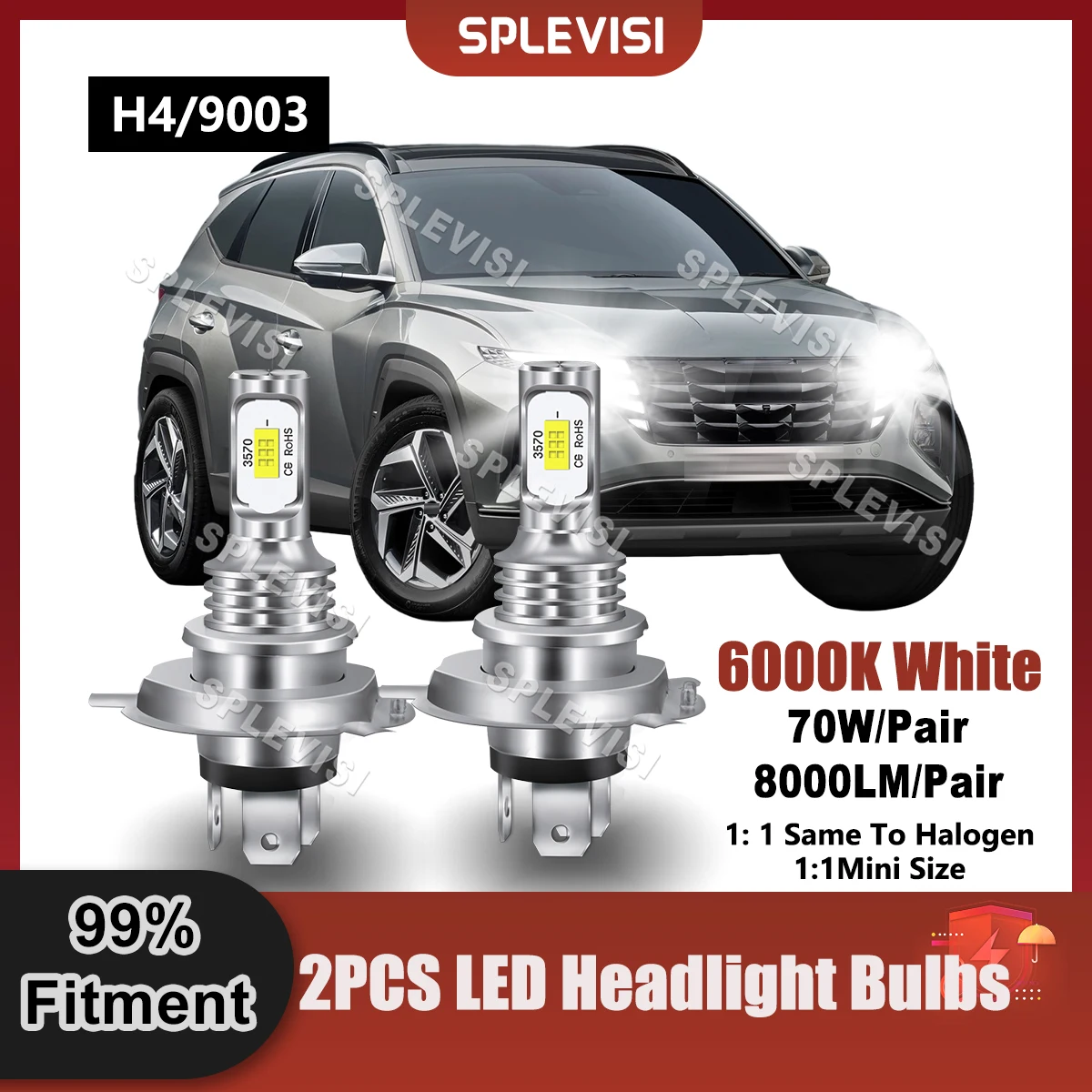 

Car Light Bulbs Replace LED Headlamp High Low Beam 9V-24V For Hyundai GETZ 2002 2003 2004 2005 2006 2007 2008 2009 2010 2011