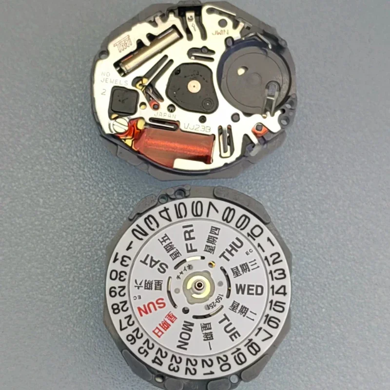 Tianma Du Watch Accessories Japanese Movement VJ23 Dual Calendar Quartz Movement 3 O'Clock Position
