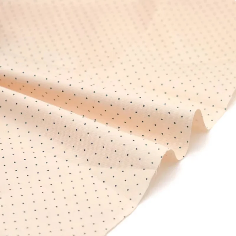 160x50cm 1mm Kleinpunktiertes Baumwoll-Twill-Gewebe Handgefertigtes Bastelmaterial für Heimdekoration Nähen Stoffarbeiten – Detail 2