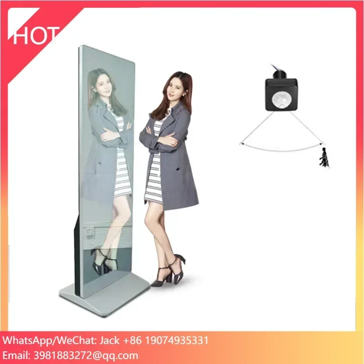 32'' 42'' Inch Intelligent Touch Screen LCD Display Kiosk Interactive Magic Mirror Virtual Fitness Mirror