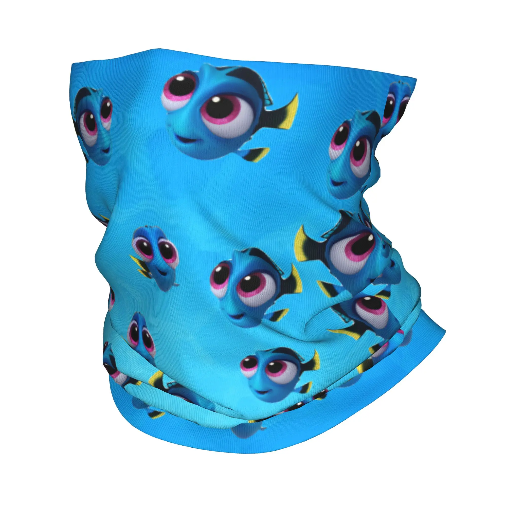 

Custom Comic Finding Nemo Hot Neck Gaiter Men Women Windproof Winter Movie Bandana Scarf for Hiking