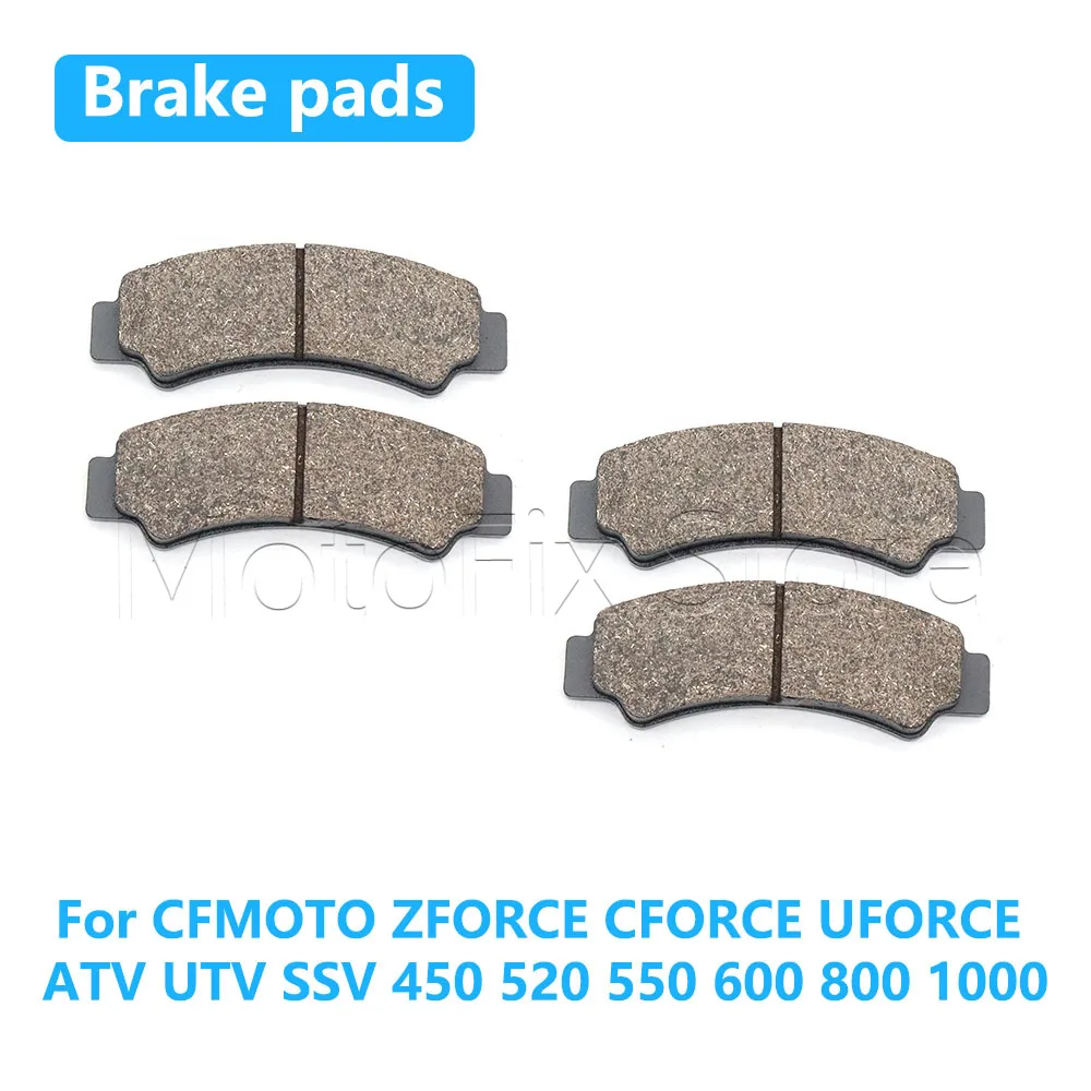 4-個のオートバイアクセサリーフロントブレーキパッド-cfmoto-zforce-cforce-uforce-450-520-550-600-800-1000-atv-utv-ssv-800cc-用
