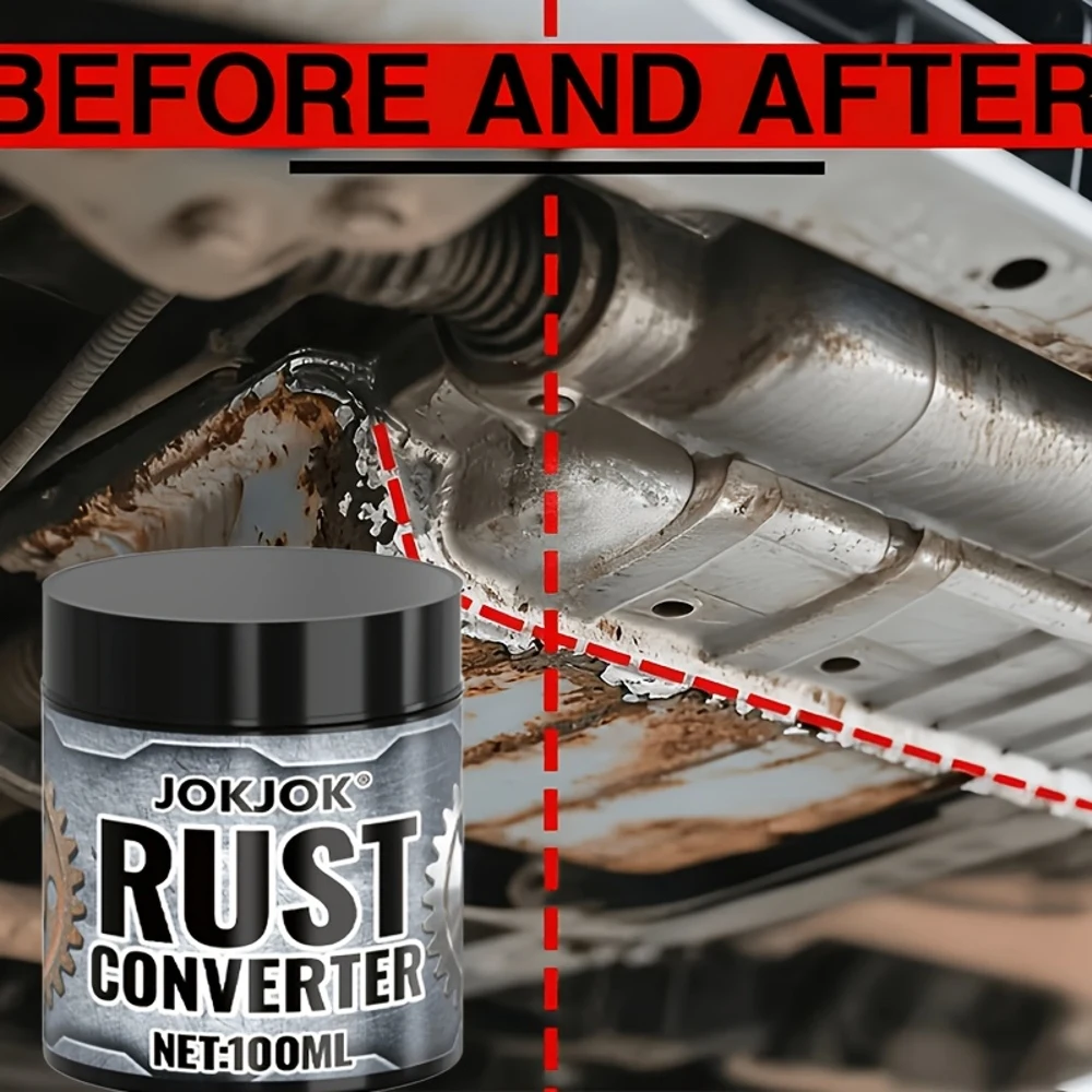 Automotive Strong Rust Remover And Converter - Easily Removes Stubborn Rust And Oxide Layers from Various Metal Surfaces, Formin