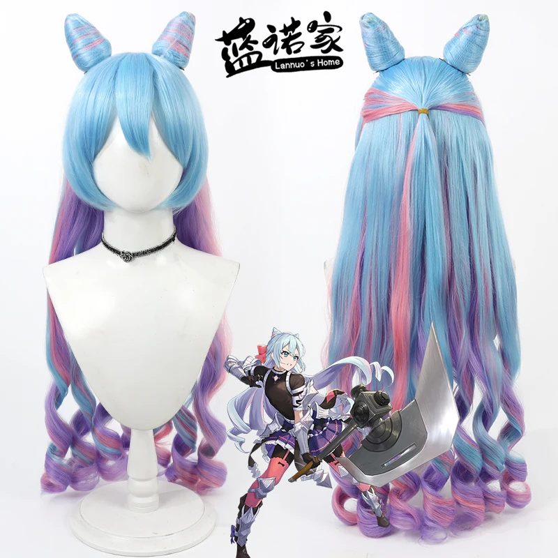 

Anime Fire Emblem Engage Rosado Cosplay Wig Halloween Carnival Party Props Synthetic Hair Heat Resistant Fiber + Wig Cap