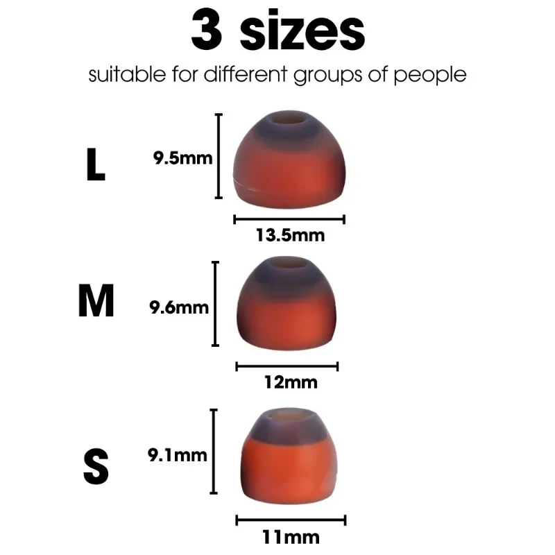 Replacement Silicone Tips Earbuds Eartips for Sony WF-1000XM4 WF 1000XM3 Earphone Ear Buds Replacement Soft Ear Pad Earplugs