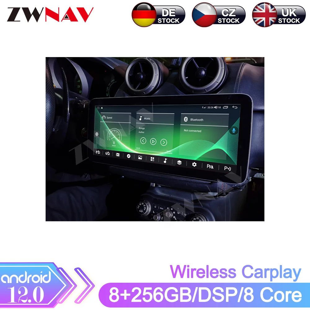 

Автомобильный радиоприемник, 12,3 дюйма, Android 12,0, 8 ГБ + 256 ГБ, GPS-навигация для Ferrari California, мультимедийный плеер, автомобильное стерео головное устройство, видео Carplay