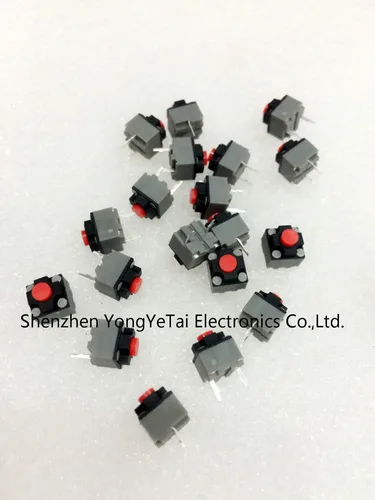 Imagen 2 del producto YYT 10 Uds Kailh botón de silencio 6*6*7,3 interruptor silencioso ratón inalámbrico botón de ratón con cable Micro interruptor 6X6X7,3 MM
