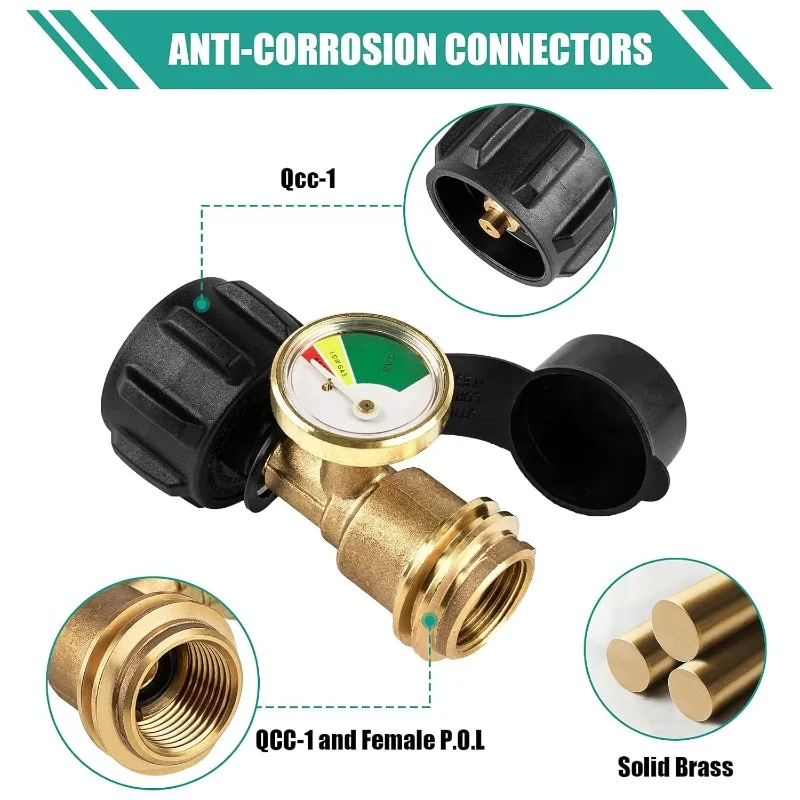 

Датчик уровня газа для пропановых баллонов, подходит для автодомов, газовых баллонов, грилей, обогревателей