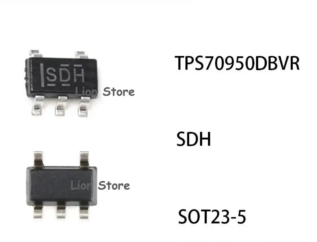 

200pcs/lot TPS70950DBVR Linear Low Dropout Regulator LDO Chip IC SMT SOT23-5 100% New and Original