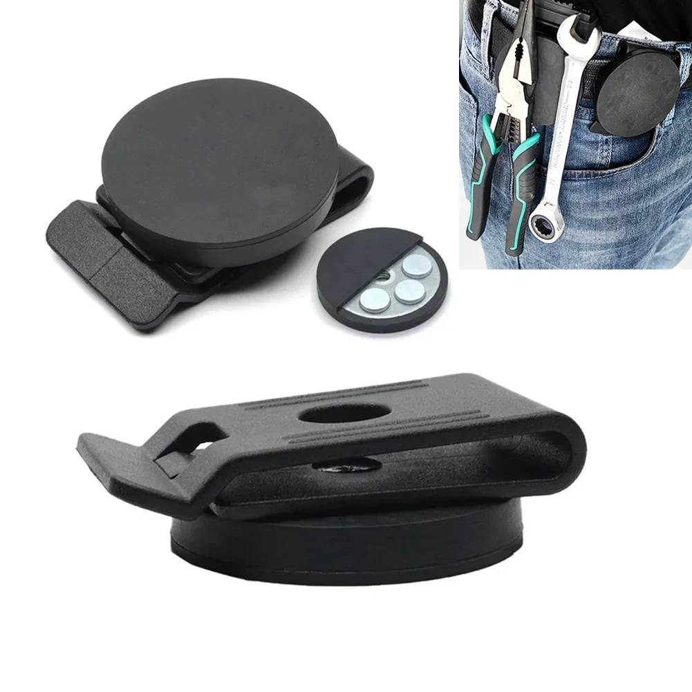 

Non-Slip Clip Magnetic Belt Clip DIY Tool Holder Adjustable Portable Screw Suction Hardware Magnetic Belt Buckle Without Lock