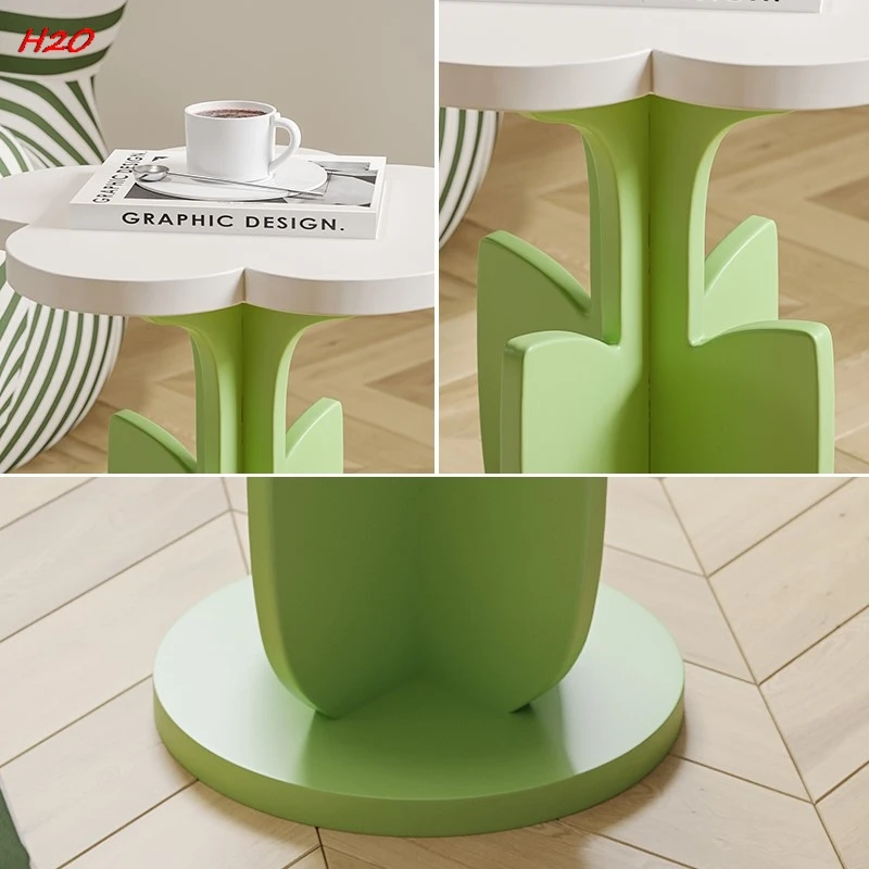 H2O Small Fresh Cream Style Decorative Coffee Table Floor Ornament Small Side Table Beside Sofa Bedroom Soft Furniture Hot New