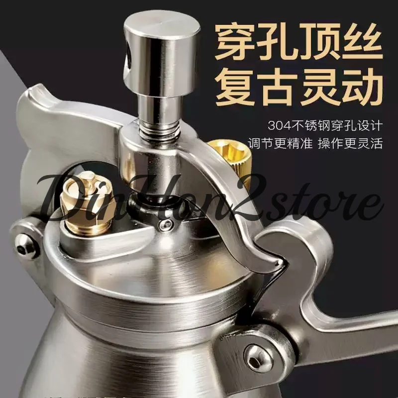 Popcorn machine small mini version old-fashioned hand-crank 304 stainless steel popcorn machine household small stall