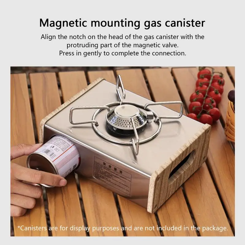 Camping Gas Stove Portable Outdoor Travel Cassette Furnace Ultra Light Camping Burner Cooker BBQ Picnic Cooking Utensils Stove