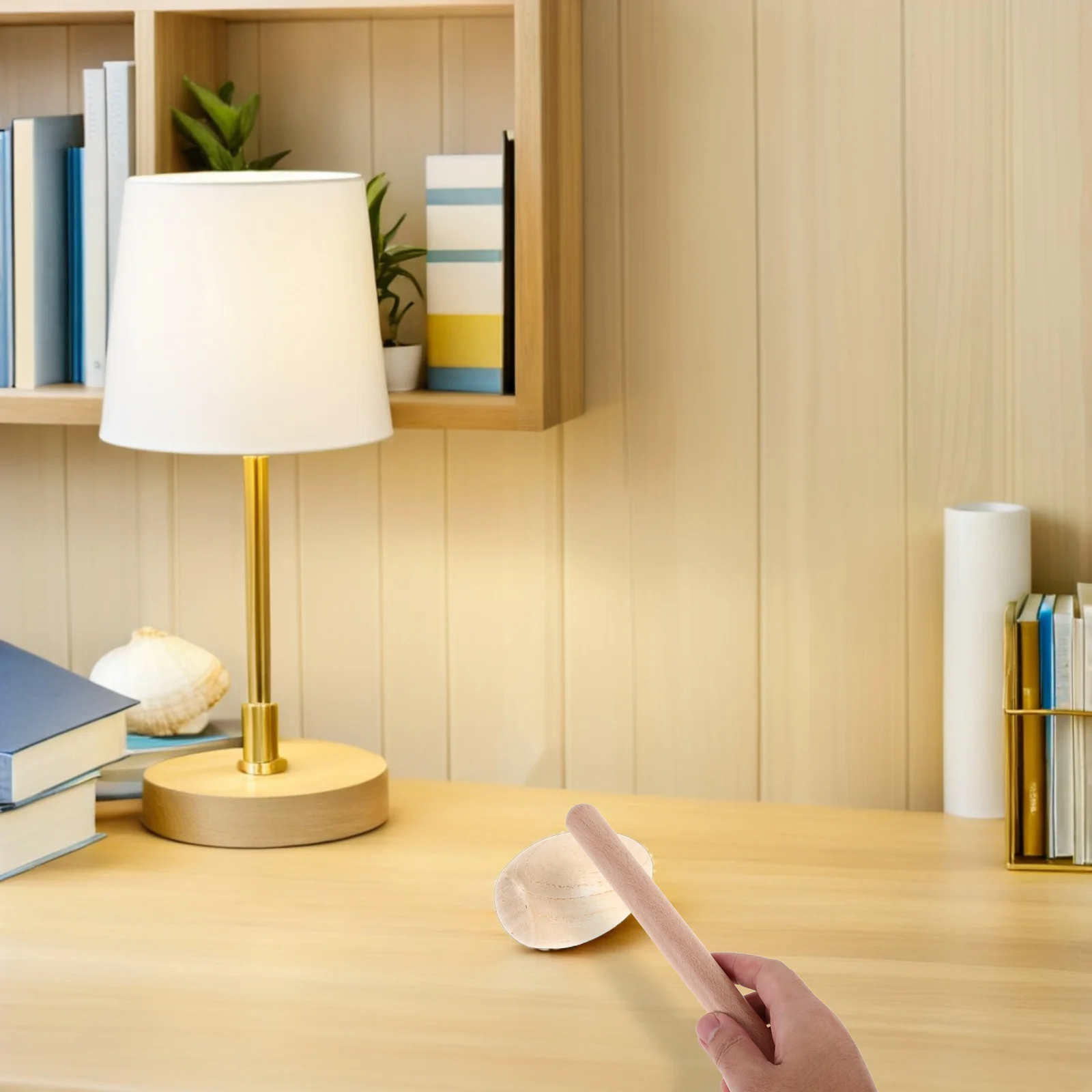 1 Juego de palos de ritmo de madera, agitadores de huevos, conjunto de instrumentos musicales de percusión, agitadores de mano de claves de madera de 8 pulgadas para música de niños