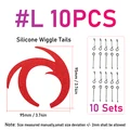 10pcs red L