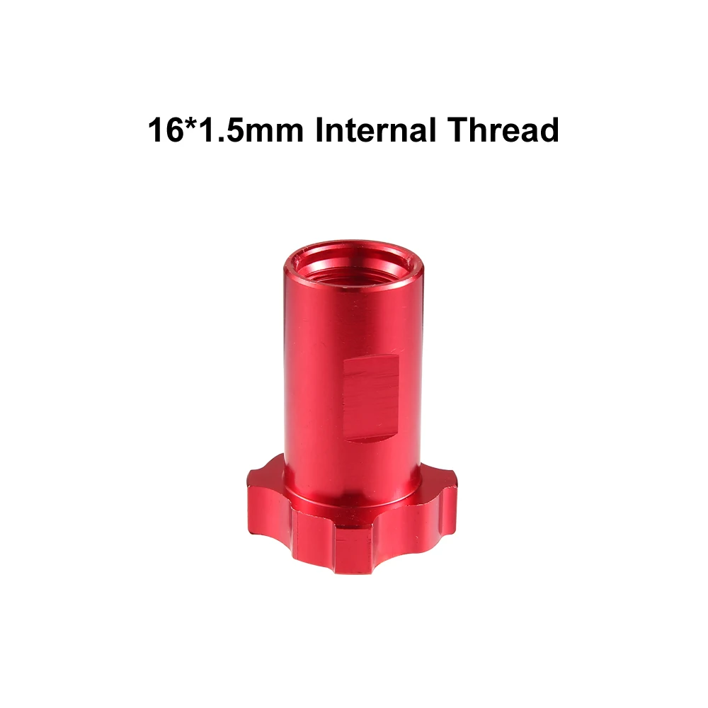 Imagem -03 - Pistola de Pulverização Adaptador Pistola de Pulverização Copo de Mistura Conector Juntas Portuárias 16x1.5 mm Rosca Externa 16x1.5 mm 14x1 mm Rosca Interna