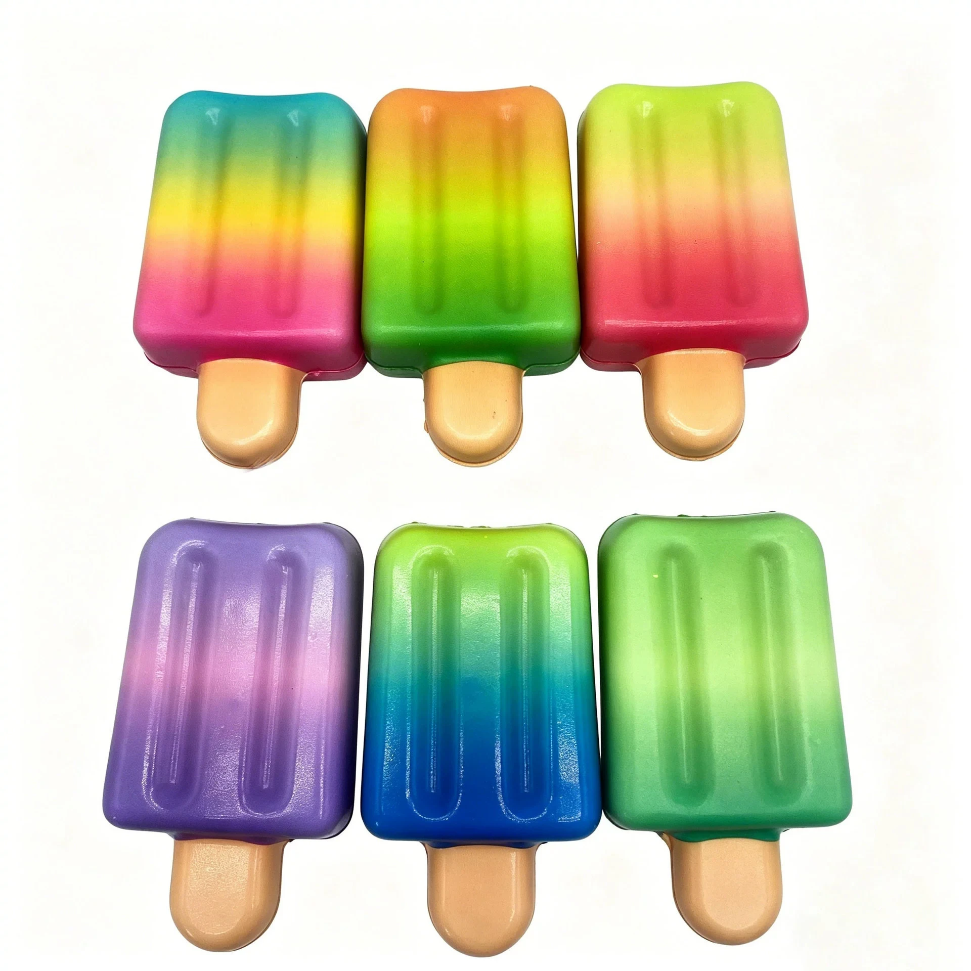 Ice Cream Squishy Simulated Ice Popsicle Ornaments Summer Party Fake Food Slow Rebound Adult Stress Relieving Toy Icecream