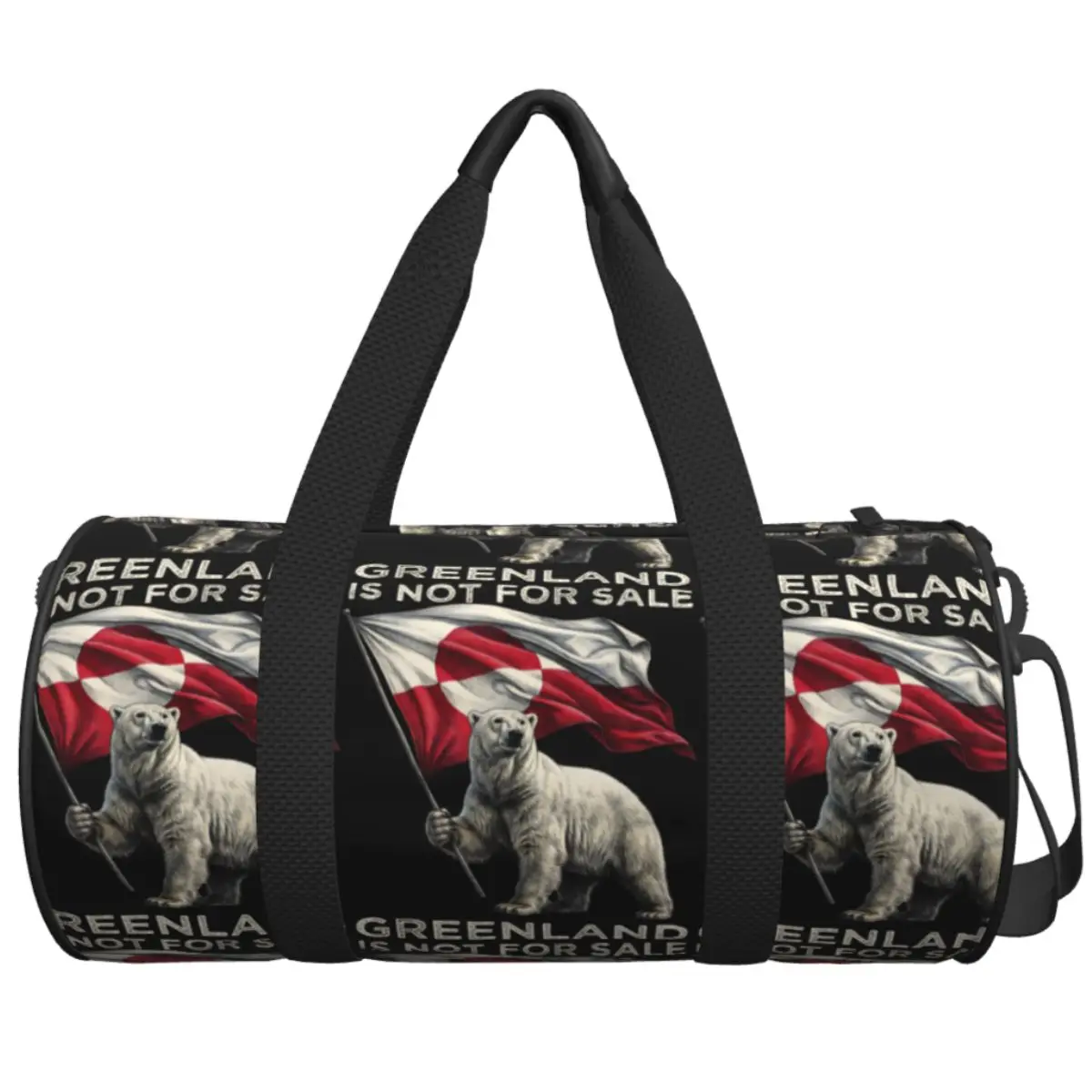 

Мужская дорожная сумка Greenland Is Not For Sale, спортивная сумка для спортзала, вместительная сумка для выходных, стильная сумка для плавания и спорта