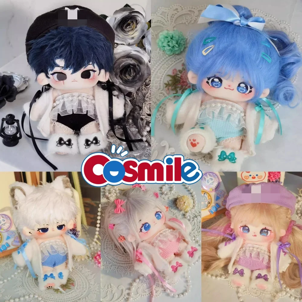 Cosmile Bow Suit For Plush 20cm Doll Clothes Outfits Dress Up Costume Cosplay C MK