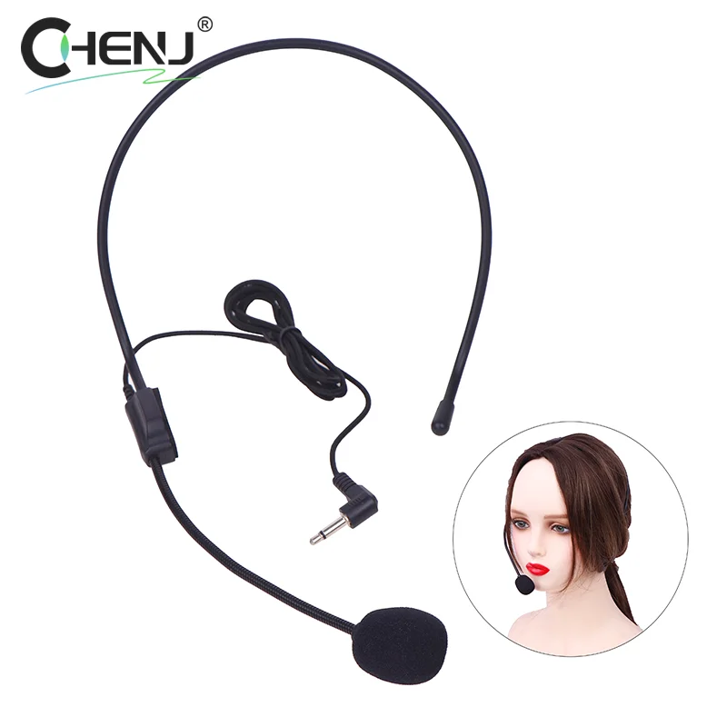 1pcs DIY Headset Wired Microphone Ear Mounted Teachers' Teaching And Guide's Bee Loudspeaker Accessories